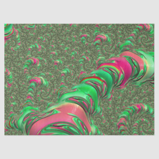 Trippy Funky Psychedelic Groovy Spiral Fraktal Art Seidenpapier