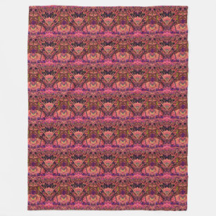 Trippy Garland Fleecedecke