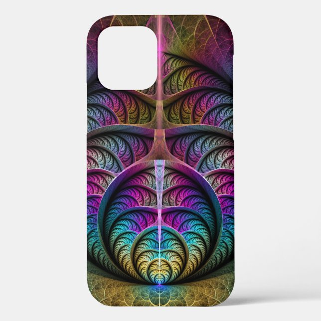 Trippy Gemustert Colorado Abstraktes Fraktal Kunst Case-Mate iPhone Hülle (Rückseite)