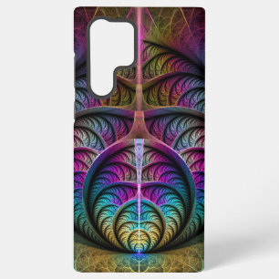 Trippy Gemustert Colorado Abstraktes Fraktal Kunst Samsung Galaxy Hülle