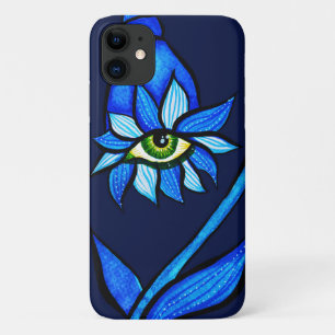 Trippy Goth Creepy Eye Flower Case-Mate iPhone Hülle