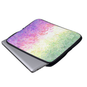 Trippy Groovy Boho Abstrakte Genderdoe Pride-Flagg Laptopschutzhülle