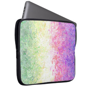 Trippy Groovy Boho Abstrakte Genderdoe Pride-Flagg Laptopschutzhülle