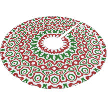Trippy Hippie Groovy Boho Funky Christmas Mandala