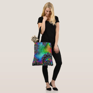 Trippy Hippie psychedelische Regenbogen-Spiral-Fra