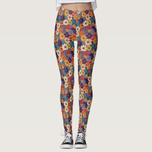Trippy Hippy-Blume-Power Leggings