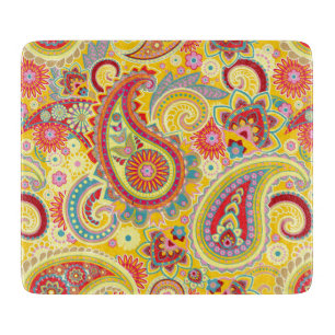 Trippy Hippy Retro Paisley Schneidebrett