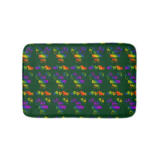 Trippy Holly Canes Badematte