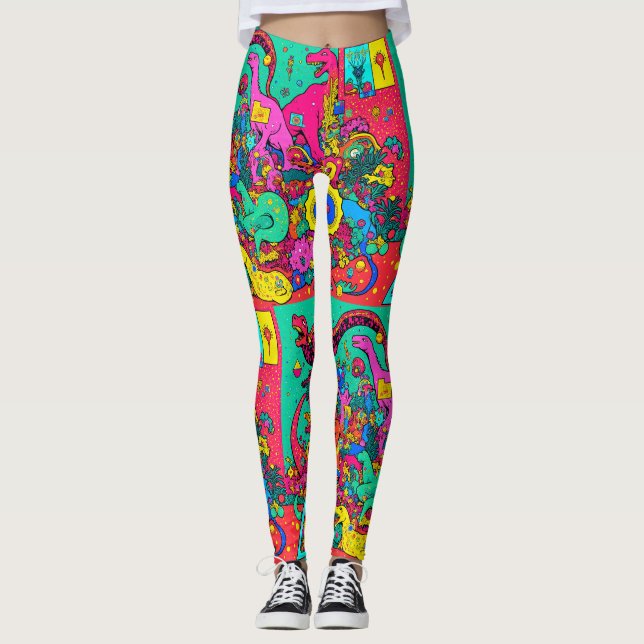 Trippy Leggings (Vorderseite)