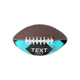 Trippy LeuchtstofftürkisZebra abstrakt Football