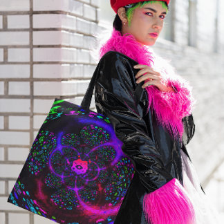 Trippy Lila Spiral Funky