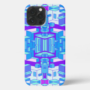 Trippy Lilac und Blue Phone Case iPhone 13 Pro Max Hülle