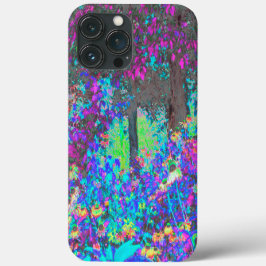 Trippy Lime Green und Lila Garden Sunrise Case-Mate iPhone Hülle