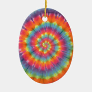 Trippy Little Swirl Gefärbte Krawatte PhatDyes Keramikornament