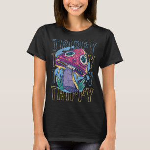 Trippy Mushroom Groovy Cotattcore Niedlich Hippie T-Shirt