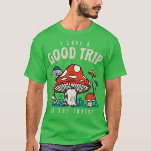 Trippy Mushrooms Ästhetik T-Shirt