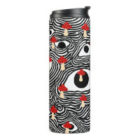 Trippy Pilz-Reisebecher - Funky-Eye-Design-Tasse