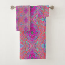 Trippy Pink, Aqua und Magenta Abstrakt Butterfly