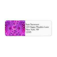 Trippy Pink PomPom Dahlia Blume