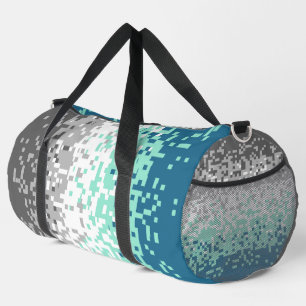 Trippy Pixelated Abstrakte Frayromantische Pride-F Duffle Bag