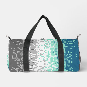 Trippy Pixelated Abstrakte Frayromantische Pride-F Duffle Bag