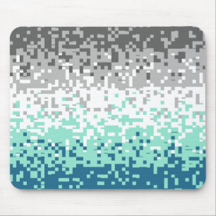 Trippy Pixelated Abstrakte Frayromantische Pride-F Mousepad