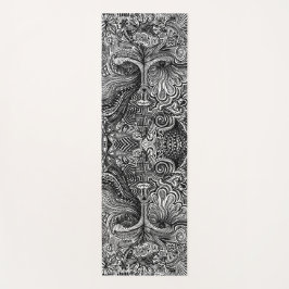 Trippy Portrait Yoga Mat Yogamatte