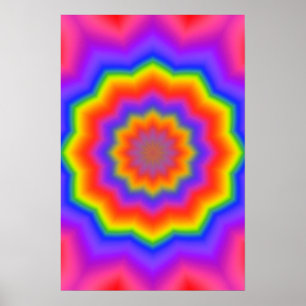 Trippy Poster: Abstrakt Psychedelisch Poster