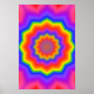 Trippy Poster: Abstrakt Psychedelisch Poster