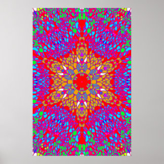 Trippy Poster: Abstrakt Psychedelisch Poster