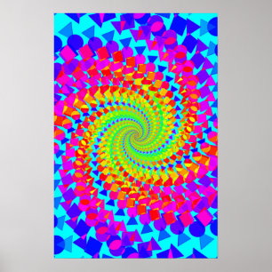 Trippy Poster: Abstrakt Psychedelisch Poster