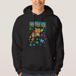 Trippy Psy Trance Elephant Dj Raver Rave Party Edm Hoodie