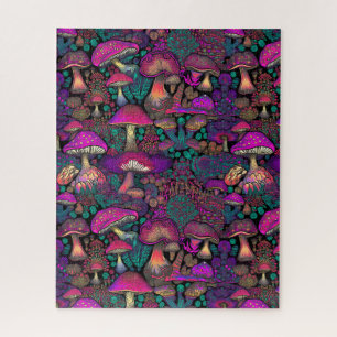 Trippy Psychedelic Mushroom Puzzle