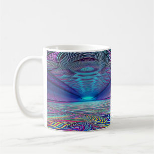 Trippy Psychedelic Optical Illusion Kaffeetasse