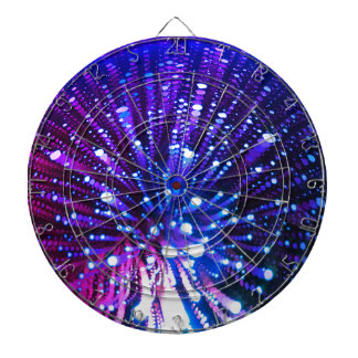 Trippy Psychedelic Optical Illusion Space Galaxy Dartscheibe