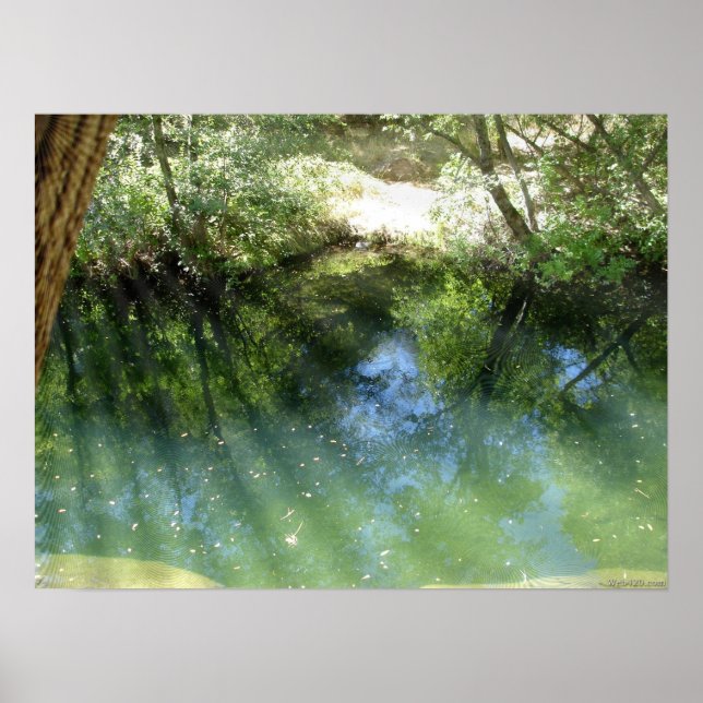 trippy psychedelic water poster (Vorne)