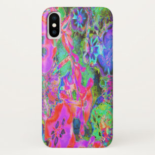 Trippy psychedelische heiße rosa und violette Blum Case-Mate iPhone Hülle