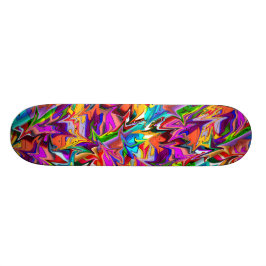 Trippy psychedelische skateboard