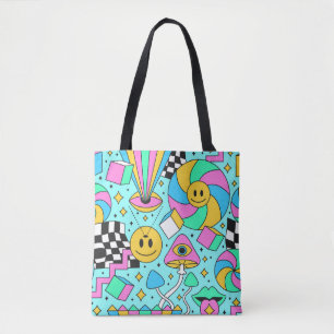 Trippy Regenbogen 60er Pop psychedelisches nahtlos
