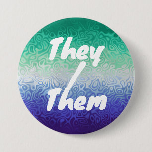 Trippy Ripply Funky Boho MLM Männer die Männer lie Button