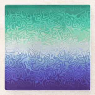 Trippy Ripply Funky Boho MLM Männer die Männer lie Glasuntersetzer