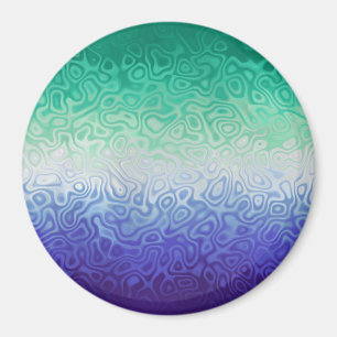 Trippy Ripply Funky Boho MLM Männer die Männer lie Magnet