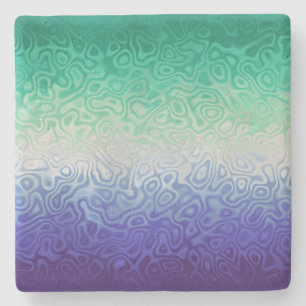 Trippy Ripply Funky Boho MLM Männer die Männer lie Steinuntersetzer
