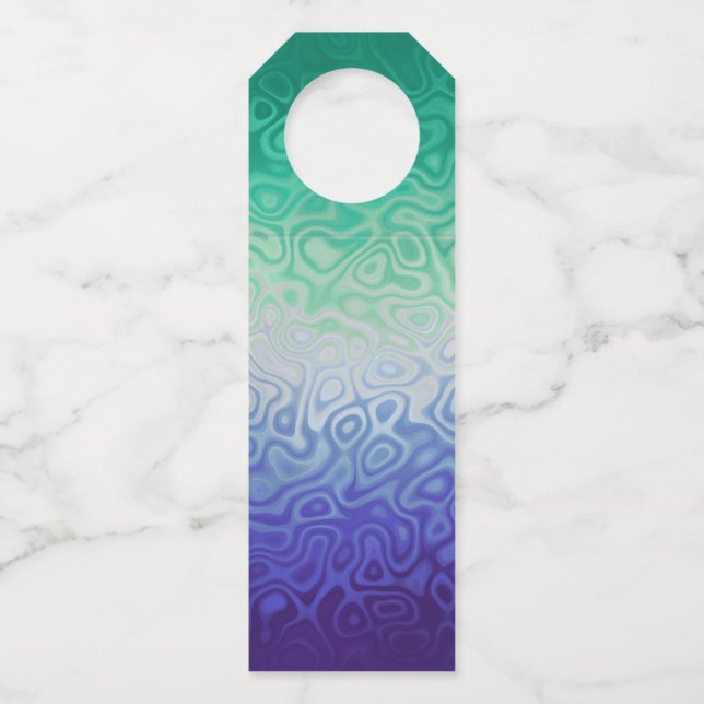 Trippy Ripply Funky Boho MLM Men Love Men Pride Flaschenanhänger (Vorderseite)