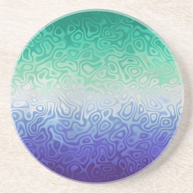 Trippy Ripply Funky Boho MLM Men Love Men Pride Getränkeuntersetzer (Vorne)