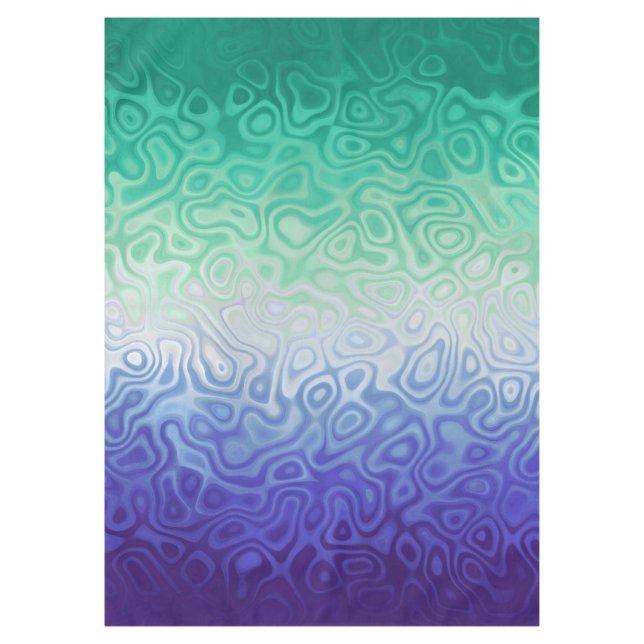 Trippy Ripply Funky Boho MLM Men Love Men Pride Tischdecke (Vorderseite)