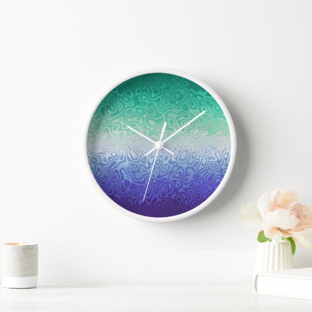 Trippy Ripply Funky Boho MLM Men Love Men Pride Uhr (Zuhause)