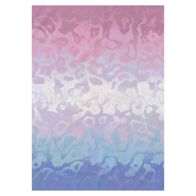 Trippy Ripply Groovy Eccentric Bigender Prilag Tischdecke (Vorderseite)