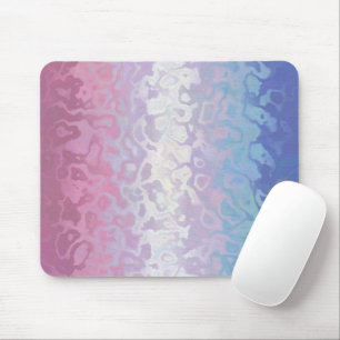 Trippy Ripply Groovy Exzentrische Bigender Pride F Mousepad