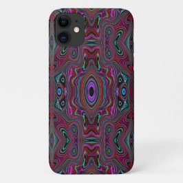 Trippy Seafoam Green und Magenta Abstraktes Muster Case-Mate iPhone Hülle